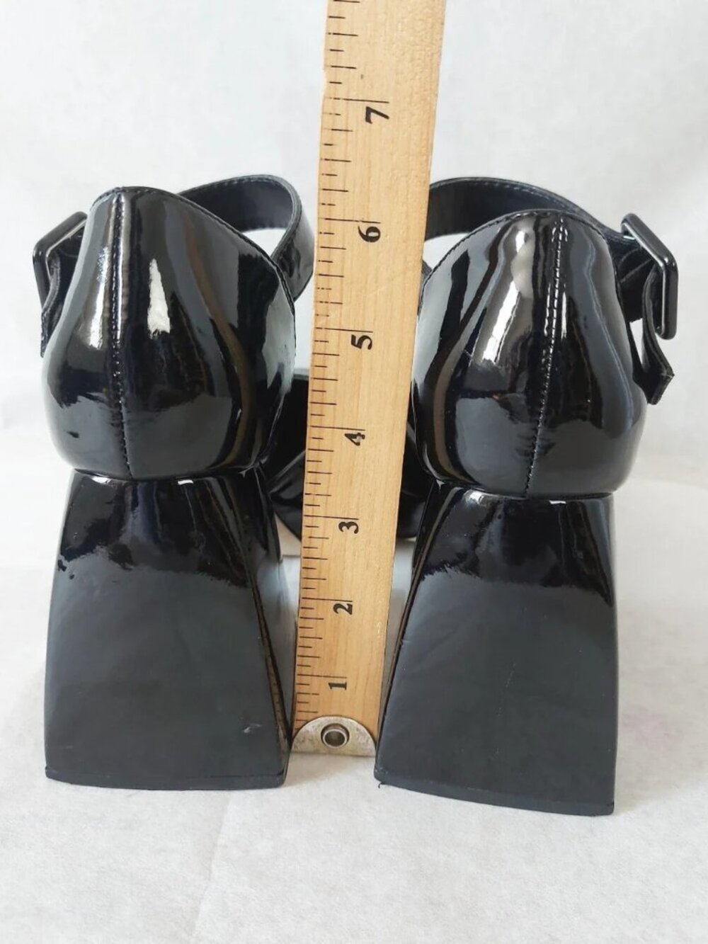 Circus By Sam Edelman Karlie Platform Mary Jane Pumps Patent Leather 7.5 Witchy - Picture 8 of 11
